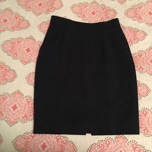 Navy H&M Professional Business Skirt - HAS POCKETS